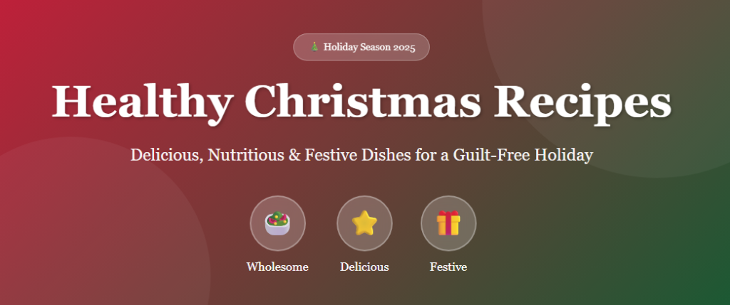 Healthy Christmas Recipes