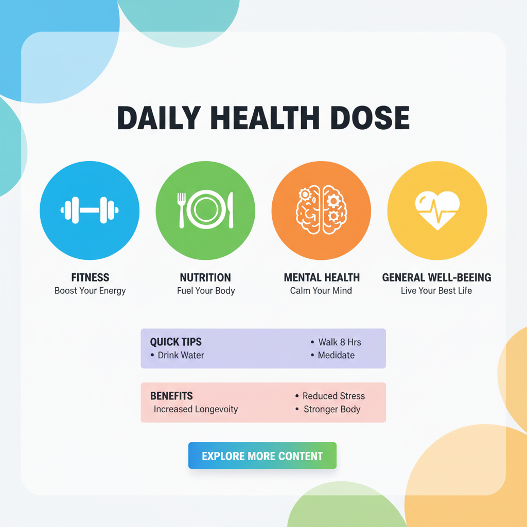 Daily Health Dose infographic